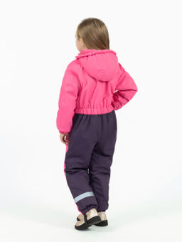 Комбинезон детский евро зима фиолетовый