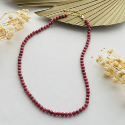 Бусы из Родонита 43 см +