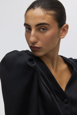 Blusa con manga puffy - H&m фото 2