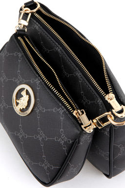 Женская черная сумка через плечо - U.s. polo assn фото 7
