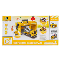 Парковка - гараж «Стройка» с машинкой и рацией, световые и звуковые эффекты, МИКС