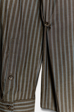 STRIPED POPLIN SHIRT - Zara фото 9