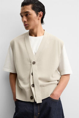 RIBBON KNIT WAISTCOAT - Zara фото 5