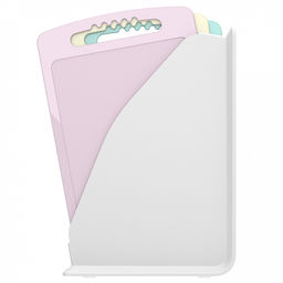 Доска разделочная пластмассовая, набор 3шт, 32х20х5см, с подставкой, белый (Россия) - Домашняя Мода фото 3