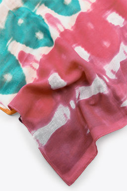 PRINTED SCARF WITH COTTON