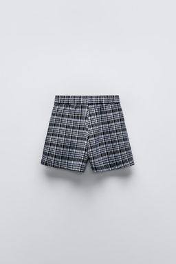 CHECKED SKIRT WITH BUCKLE - Zara фото 2