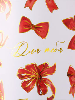 Цена за 10 шт. Бумага упаковочная глянцевая «Для тебя», тиснение, 70×100 см