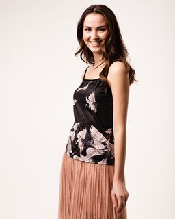 Топ из принтованой вискозы 09.25.3 - Elena sorti фото 3