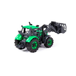 Погрузчик Прогресс сельскохозяйственный инерционный (зелёный) (в лотке) - Полесье фото 5