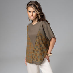 Футболка свободной посадки, Грань опасности (фэшн) - Charutti фото 6