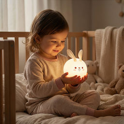 Ночник "Зайчик-огонёк" в коробке