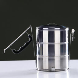 Ланч бокс TAKE IT EASY «Альструп», 2.1 л, 3 уровня, нержавеющая сталь, серебристый