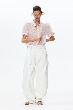 Blusa con mangas abullonadas - H&m фото 3