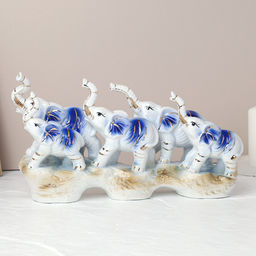 Статуэтка Слоны 13х23 см / W124 /уп 36/