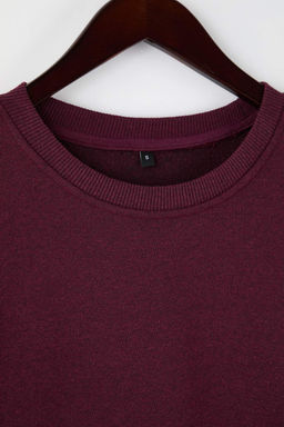 Siyah-Bordo-Lacivert 3lu Paket Regular/Normal Kesim Basic Ici Polar Sweatshirt TMNAW26SW00006