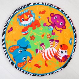 Развивающий коврик с дугами Зоо, 68x68, Крошка Я  фото 6