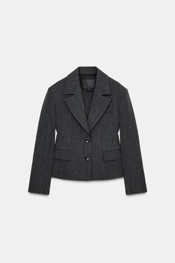 ZW COLLECTION TEXTURED TAILORED BLAZER - Zara фото 3