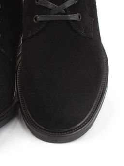 04-M3-1493 BLACK Ботинки зимние женские (натуральная замша, натуральный мех) - Фабричный китай фото 14