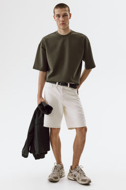 Camiseta efecto neopreno Oversized Fit - H&m фото 5