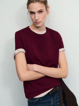 Базовая футболка из хлопка / Zarina