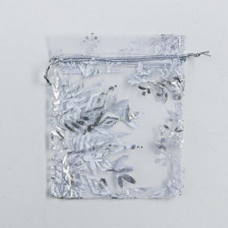 Цена за 20 шт. Мешочек подарочный органза «С Новым годом!», 10×12 см ± 1.5 см