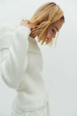 Jersey off-the-shoulder - H&m фото 3