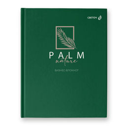 Светоч Бизнес-блокнот, матовая ламинация + выборочный лак, ББ99 A5+ 80 л. 22 шт. клетка Изумрудный остров 01162