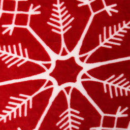 Плед LoveLife Снежинки 180*200 см,100% п/э, велсофт 280 гр/м2  фото 2