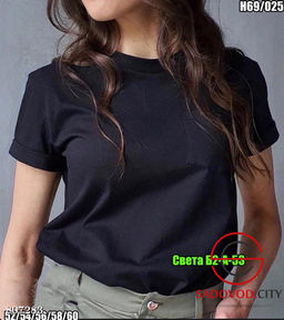 Футболка женская однотонная - Bruno фото 15