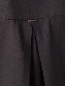 Удлиненная льняная блузка - Vilatte фото 3