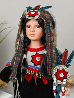 Сувенир коллекционный Индейцы 40 см / ZD1800 /уп 24/ - Галеонтрейд фото 13