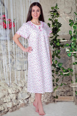 Сорочка ночная женская,модель 424, ситец - Ивановотекстиль фото 2