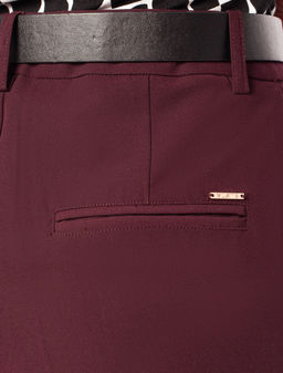 VILATTE / Прямые брюки из эластичной поливискозы  фото 3