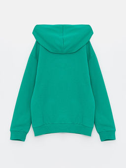 Basic Uzun Kollu Erkek ?ocuk Hoodie - Waikiki фото 2
