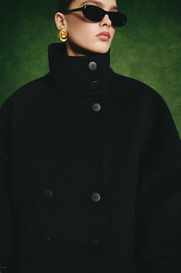 Пальто двубортное с рукавом реглан - Mollis фото 2