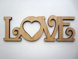 Декоративная табличка Love