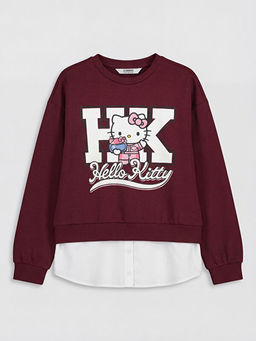 Комплект Hello Kitty свитшот и леггинсы с принтом для девочек