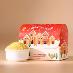 УЦЕНКА Соль для ванны "Волшебство рядом", 300 гр, ванильный пряник