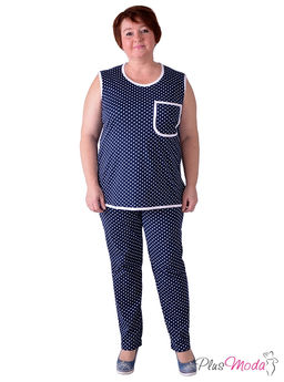 Майка Модель №424 размеры 44-84 - Plusmoda фото 2