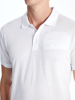 Polo Yaka K?sa Kollu Erkek Dokulu Ti??rt