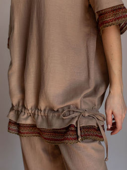 блузка лен 50%, хлопок 50% - Волтри фото 2