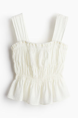 Top de crepe con peplo - H&m фото 8