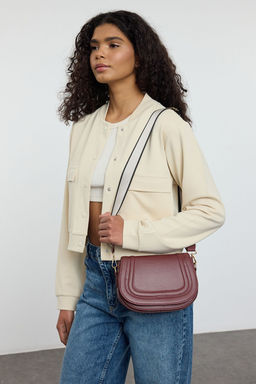 Bordo Capraz Ask?l? Kad?n Kucuk Canta TWOAW25OC00003