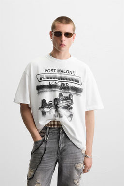 POST MALONE GRAPHIC T-SHIRT - Zara фото 10