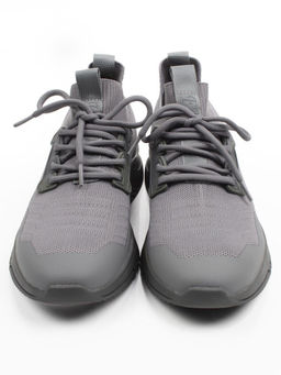 03-1000-4 GREY Кроссовки-носки мужские Снокеры (эластичный текстиль) - Фабричный китай фото 4