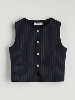 ?izgili K?z ?ocuk Klasik Yelek