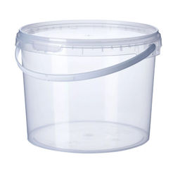 Ведро 2,25л с крышкой прозрачное Х4679602, Емкости Партнер