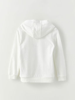 Kap??onlu Atat?rk ?mza Bask?l? Uzun Kollu K?z ?ocuk Sweatshirt - Waikiki фото 2