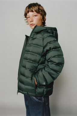 ULTRA-LIGHTWEIGHT WATER-REPELLENT HOODED JACKET - Zara фото 11