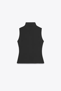 HIGH NECK POLYAMIDE TOP - Zara фото 4
